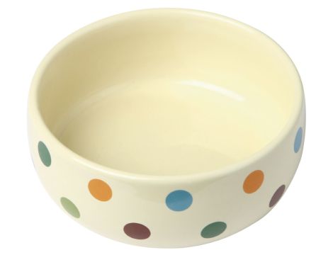 KERBL Miska ceramiczna dla psa lub kota Dots 300ml [82672]