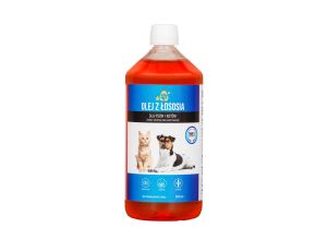 LAB-V Olej z Łososia dla psa i kota 1000ml