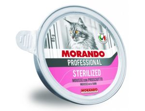 MORANDO PRO KOT STERILIZED Miseczka z szynką 85g